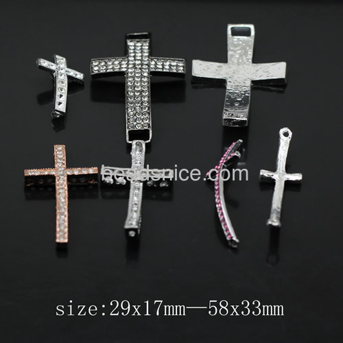 Cross connectors mix-style Jewelry connectors jewelry Zinc Alloy wholesale nice for bracelet making cross