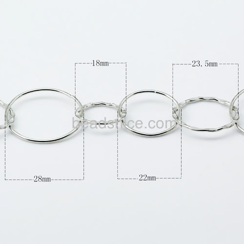 South Korea chain Jewelry Chains Brass nickel-free lead-safe