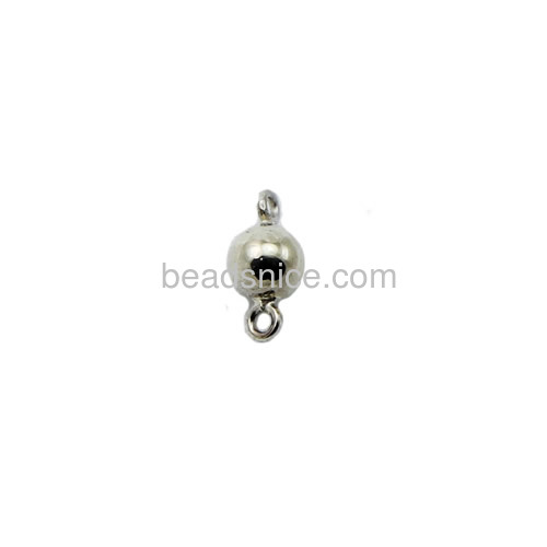 Bead Connector Jewelry Connectors Sterling silver round