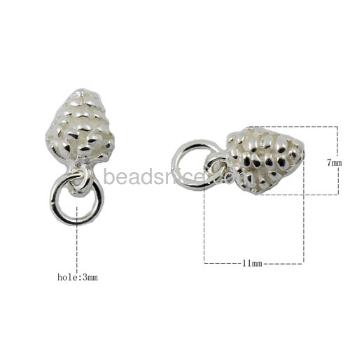 Echinacea Pendant Charm Jewelry Pendants Sterling Silver Echinacea