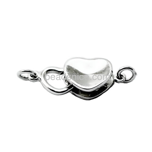 Connectors Jewelry Connectors 925 sterling silver heart