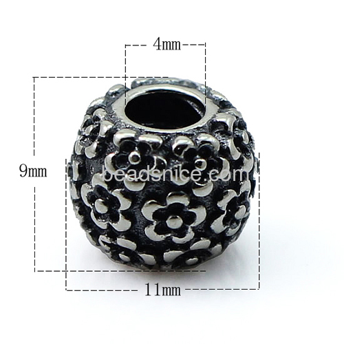 Spacer Beads Jewelry Beads Sterling Silver round