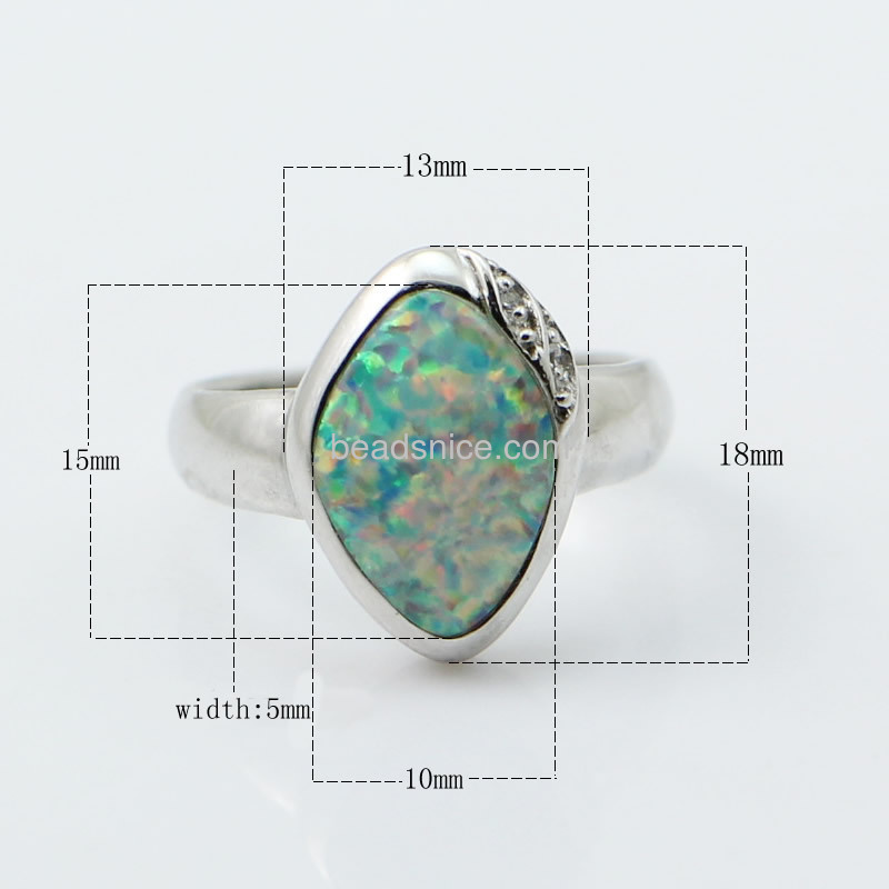 Finger rings for men opal ring wholesale fashion rings jewelry findings sterling silver diamond shaped more styles for you choic