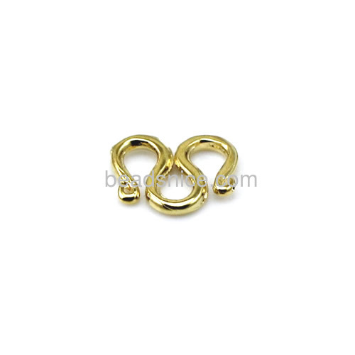 Brass Clasp M clasp nice for making jewelry