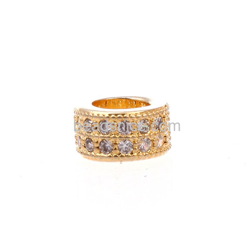 Brass jewelry wholesale Micro Pave Pendant