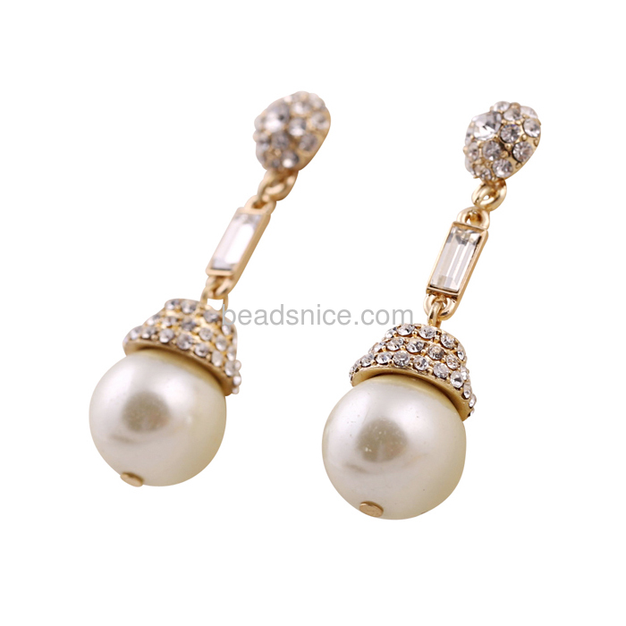 Pearl earrings for women