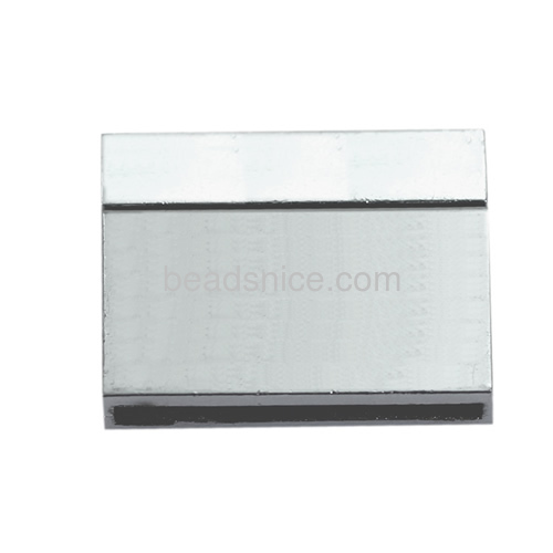 Bracelet clasps zinc alloy rack plating rectangle