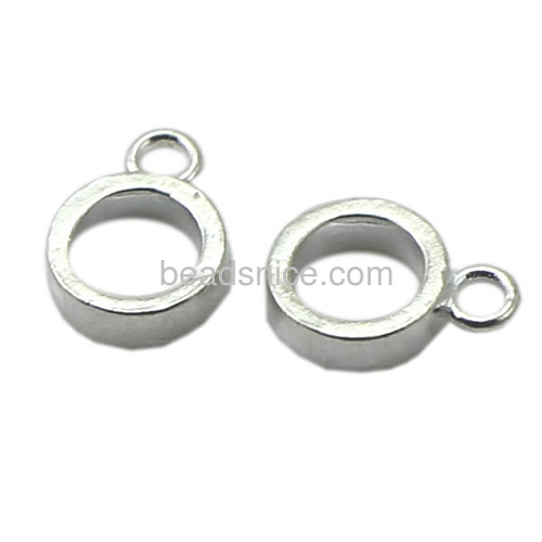 Silver charms beads for dangle pendant wholesale jewelry findings sterling silver
