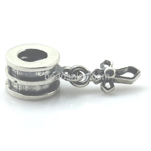 European beads spacer 925 sterling silver bracelet beads charms