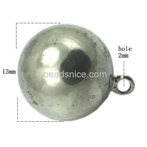 Sterling silver pendant harmony ball necklace pendants wholesale jewelry accessories vintage diy