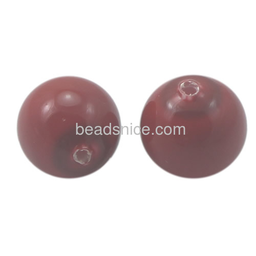 Wholesale red pearl shell beads 8mm round necklace & bracelet diy accessories