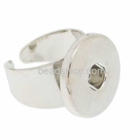 Brass chunk finger ring nickel-Free lead-Safe