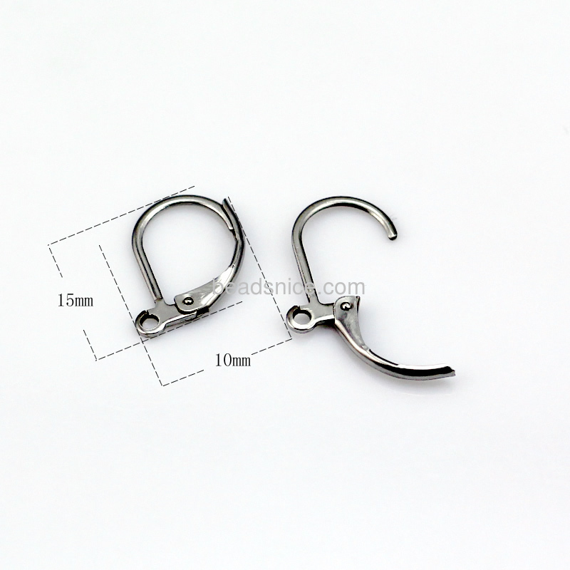Stainless Steel Earring Finding,10X15mm,