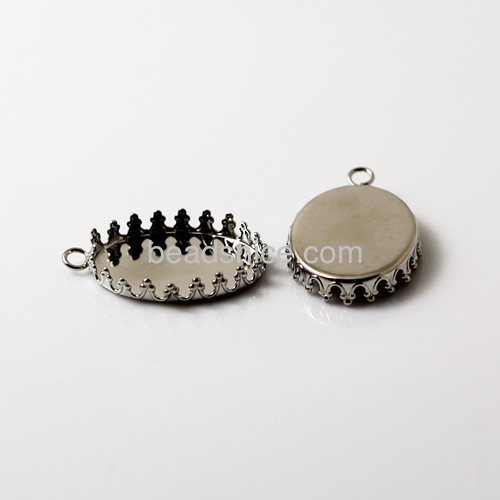 Brass pendant,25X18mm,Nickel-Free,Lead-Safe,