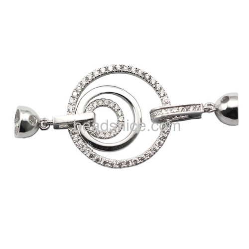 Clasps for pearl necklaces 925 sterling silver jewelry clasp wholesale