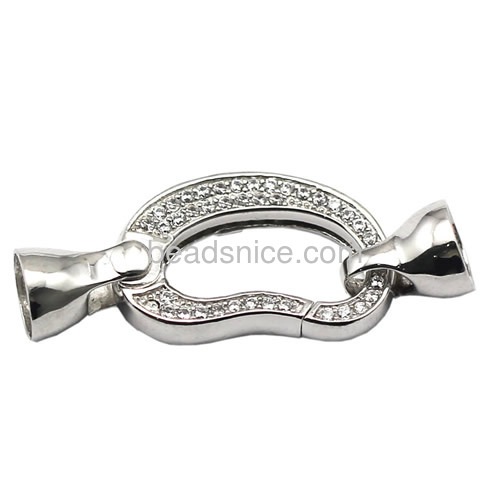 Jewelry clasp 925 sterling silver high quality necklace clasps jewelry findings wholesale