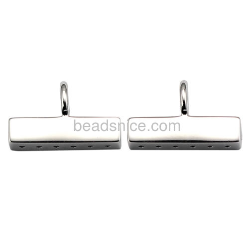 Clasp for jewelry making 925 sterling silver buckle rectangle clasp