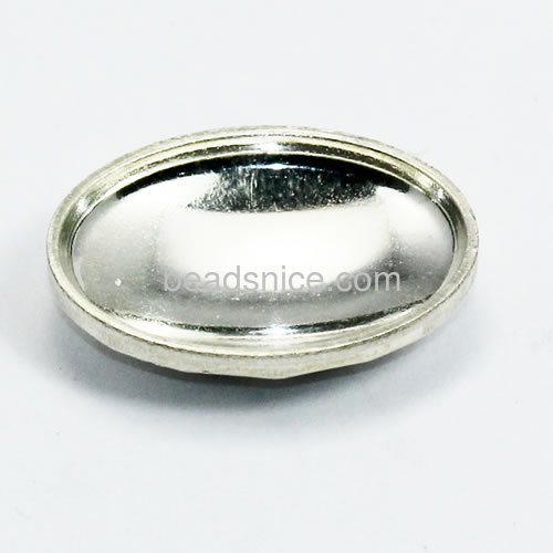 Bezel settings 925 sterling silver cabochons bezel blank setting jewelry findings