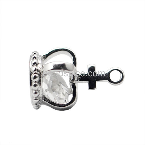 Necklace pendant with crystal 925 sterling silver for woman necklace making
