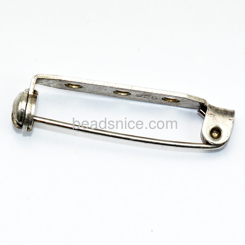 Brooch pin new design jewelry 925 sterling silver safety brooch pin findings