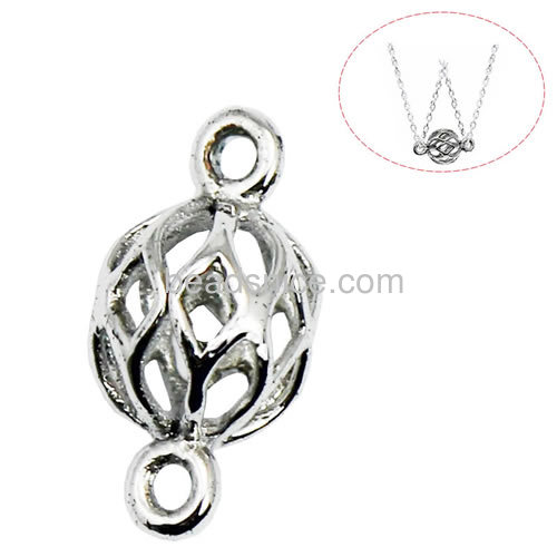 Jewelry connector for jewelry making 925 sterling silver pendant connector