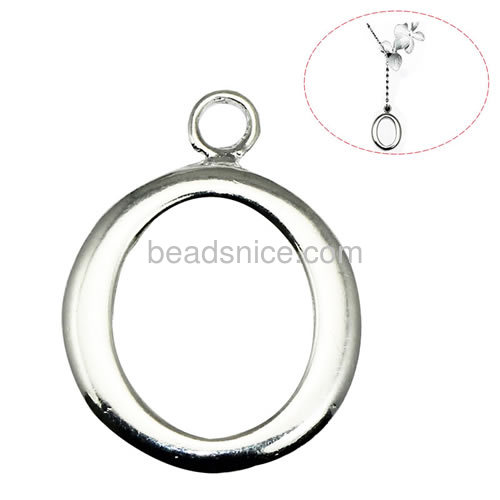 Jewelry charm sterling silver pendant charm for woman necklace making donut