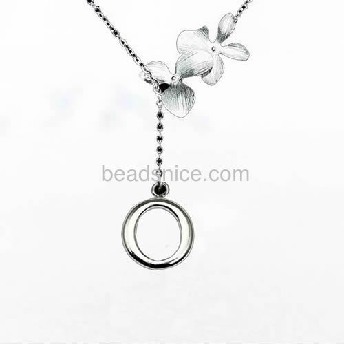 Jewelry charm sterling silver pendant charm for woman necklace making donut