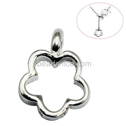 Pendant charms sterling silver star charm pendant for jewelry making