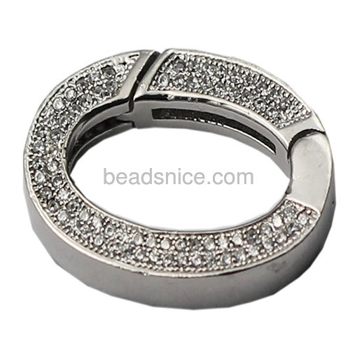 Spring ring 925 sterling silver spring ring clasp for jewelry making