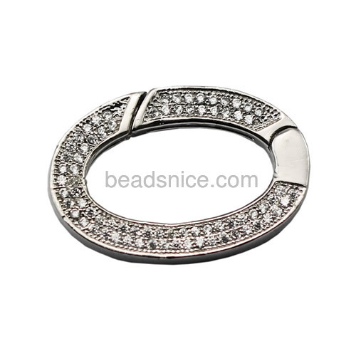 Spring ring 925 sterling silver spring ring clasp for jewelry making