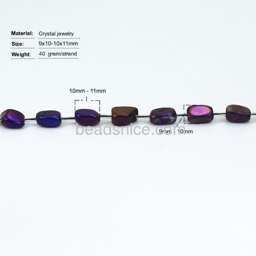 Colorful druse stones fashion reconstituted stone square cube wholesale gemstone jewelry accessory DIY