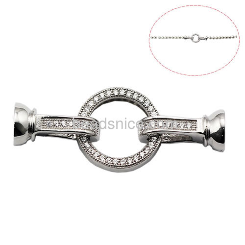 Jewelry findings silver clasp 925 sterling silver jewelry clasp for jewelry making