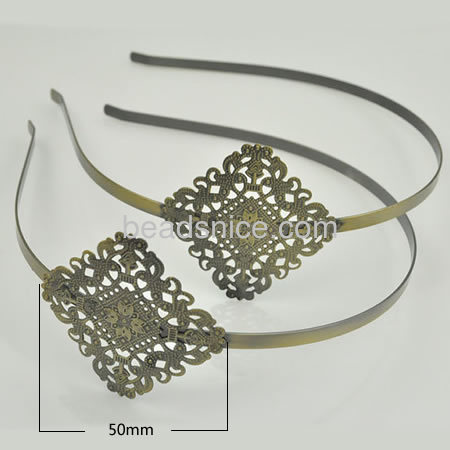 Filigree Hairpin Clips, Brass,  lead-safe, nickel-free,