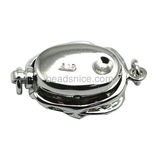 Jewelry clasp 925 sterling silver clasps for necklace making diy jewelry component