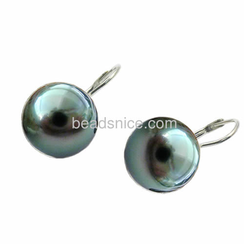 Earring base round cup earring blanks sterling silver jewelry wholesale