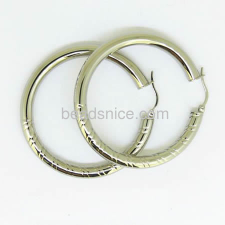 Stainless Steel Lever Back Earring Component，