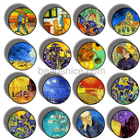 Glass cabochons suitable for pendant glass dome round flat back cover embellishments high resolution images DIY