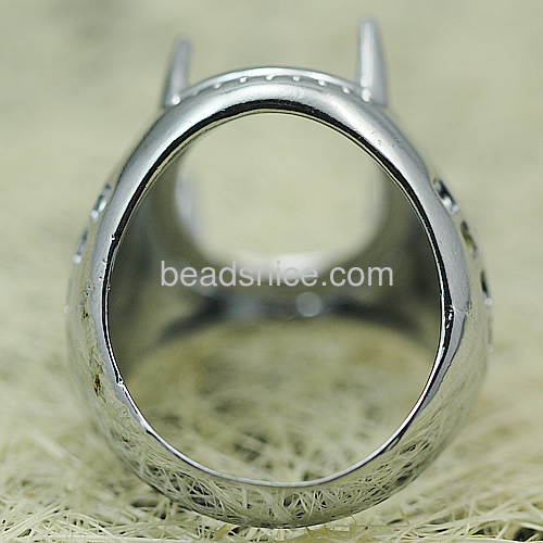 Bezel setting ring brass fashion accessories