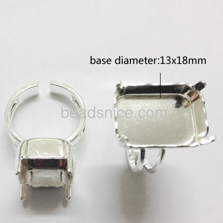 Brass Bezel Ring Base,serrated edge ，Lead-Safe,Nickel-Free,