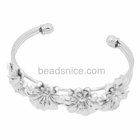 Brass Bracelet ，Lead-Safe,Nickel-Free,