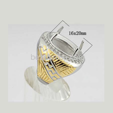 Stainless Steel Jewelry Ring Setting
