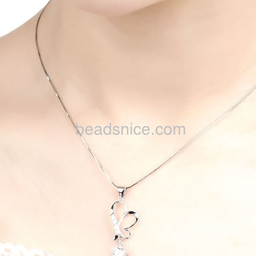 Silver chain snake chain necklace chains bracelet wholesale retail jewelry chain findings sterling silver