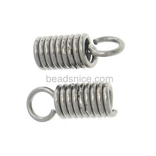 Jewelry clasp leather cord 2mm buckle spring buckle clasp necklace wholesale jewelry accessory stainless steel