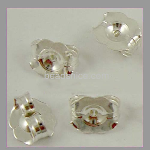 Earrings woman clutch earring wholesale jewelry making sterling silver post butterfly ear nut gifts