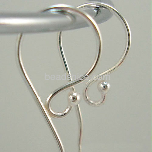 Sterling silver fashion earring new designs jewelry findings DIY
