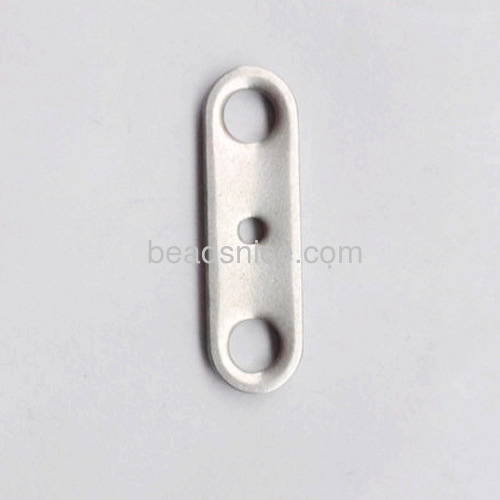 Stamping blanks connecting long tag bracelets dangles wholesale jewelry components stainless steel