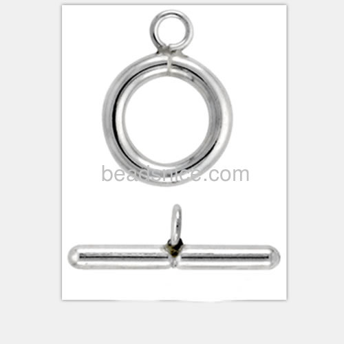 Sterling silver toggle clasps for necklace bracelet jewelry accessories