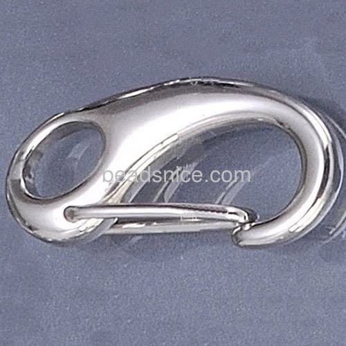 Stainless steel clasp lobster clasp necklace bracelet clasps key shrimp buckle wholesale jewelry accessories DIY chain connector