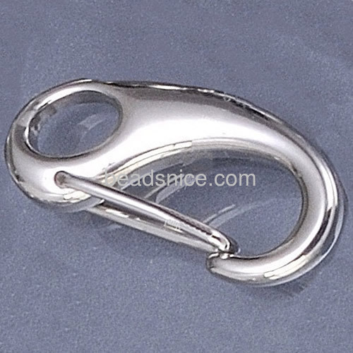 Fashion lobster clasp shrimp buckle necklace clasp bracelet bow clasps manual polishing wholesale jewelry accessories stainless 