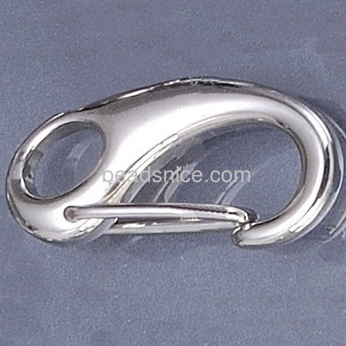 Fashion lobster clasp shrimp buckle necklace clasp bracelet bow clasps manual polishing wholesale jewelry accessories stainless 